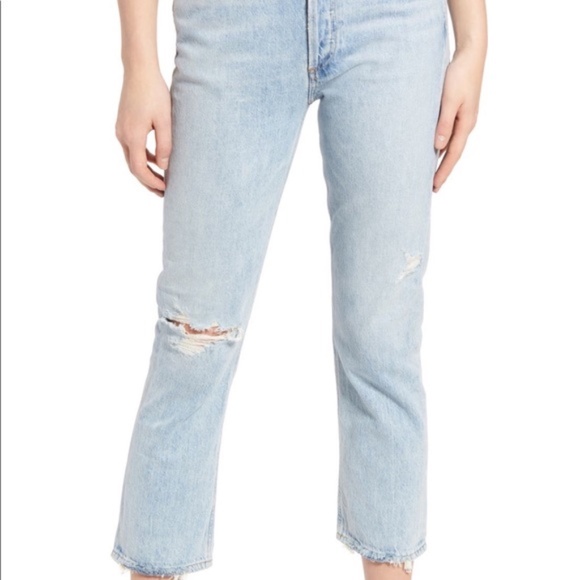 Agolde Riley Women's High Rise Straight - Picture 2 of 13